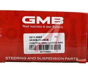 Изображение 5, 0211-0052 Рычаг подвески KIA Rio (00-) передней нижний левый GMB