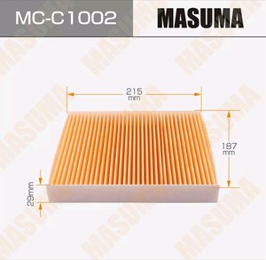 Изображение 2, MC-C1002 Фильтр воздушный салона TOYOTA Hilux (15-) MASUMA