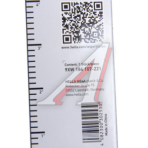 Изображение 7, 9XW184107-221 Щетка стеклоочистителя DAF XF105 550мм (коммерческий транспорт) HELLA