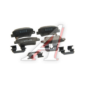 Изображение 1, 58302-H5A00 Колодки тормозные HYUNDAI Solaris (17-) задние (4шт.) OE