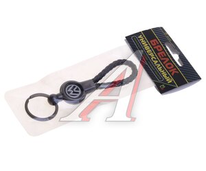 Изображение 3, BKP 001 Брелок " VW" металл,  кожа,  логотип на подвеске,  черный MASHINOKOM