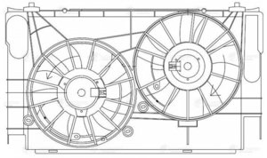 Изображение 4, LFK1920 Вентилятор TOYOTA Rav 4 (13-) охлаждения двигателя LUZAR