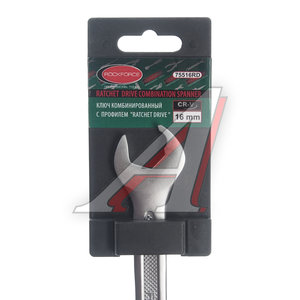 Изображение 2, RF-75516RD Ключ комбинированный 16мм (Ratchet Drive) с держателем ROCKFORCE