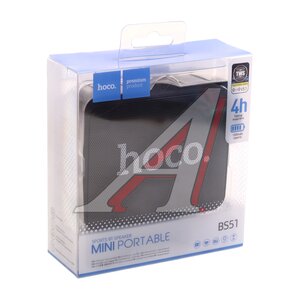 Изображение 4, BS51 black Колонка беспроводная bluetooth HOCO