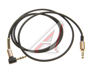 Изображение 1, RH-WT62 Кабель jack 3.5 0.9м AUX черный в оплетке угловой