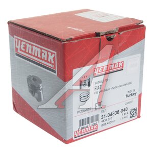 Изображение 3, 3104838040 Поршень двигателя FIAT Ducato (05-) с кольцами YENMAK