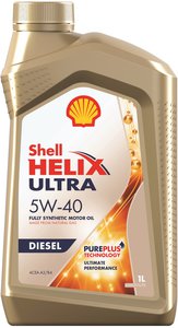 Изображение 1, 550046380 Масло дизельное HELIX DIESEL ULTRA 5W40 синт.1л SHELL