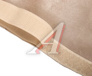 Изображение 5, Шторы велюр  1,2х1,5 (беж) Шторы спального места с ламбрекеном 120х150см велюр бежевые ВИТА ТРАК