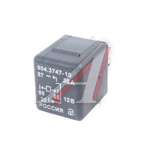 Изображение 1, 75.3777-12 Реле электромагнитное 12V 4-х контактное 30А замыкающее АВАР