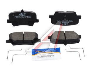 Изображение 1, KWBP0167 Колодки тормозные GEELY Tugella, Xingyue (19-) задние (4шт.) KORWIN