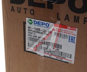 Изображение 4, 441-1142R-LD-EM Фара VW Passat B5 (00-) правая DEPO