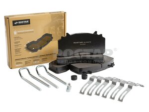 Изображение 4, 180.000279 Колодки тормозные MAN TGS, TGX дисковые (4шт.) ROSTAR