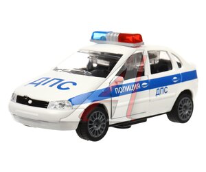 Изображение 1, CT-1049WB-10 Модель автомобиля LADA Калина (ДПС) металлическая (свет,  звук) ТЕХНОПАРК