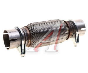 Изображение 1, VTL50150250 IB-2Х Гофра глушителя 50x150х250 с трубами трехслойная innerbraid c хомутами МЗГС
