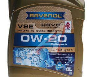 Изображение 2, 1111112-004-01-999 Масло моторное RAVENOL VSE 0W20 синт. ACEA C5 4л