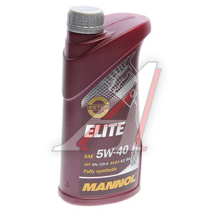 Изображение 1, 1005 Масло моторное ELITE 5W40 SN/A3/B4 синт.1л 7903 MANNOL