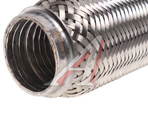 Изображение 2, VTL45260 IL Гофра глушителя 45x260 трехслойная interlock нержавеющая сталь МЗГС