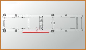 Изображение 6, А-135-330202.01 Удлинитель ГАЗ-3302 рамы средний левый сверленый L=940мм толщина 4мм АЗГ