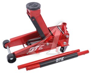 Изображение 3, GTE-TH33007 Домкрат подкатной 3т 130-460мм двухпоршневой GTE