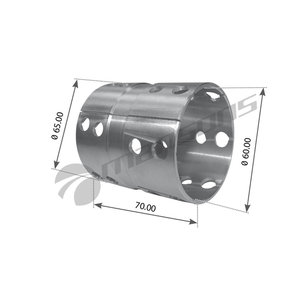 Изображение 1, 600.001 Втулка SAF шкворня (60x65x70мм) MANSONS