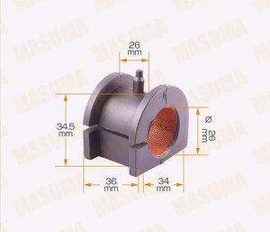 Изображение 2, MP-1030 Втулка стабилизатора MITSUBISHI Lancer 9 (03-08) переднего MASUMA