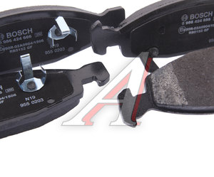 Изображение 3, 0986424666 Колодки тормозные JEEP Grand Cherokee (91-05) передние (4шт.) BOSCH