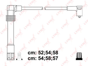Изображение 3, SPE8035 Провод высоковольтный VW Passat AUDI A4, A6 (1.8) комплект LYNX