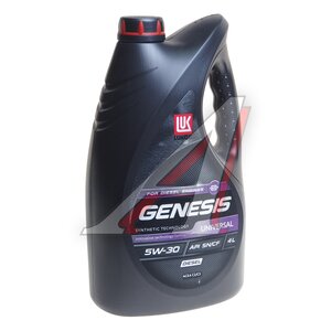 Изображение 1, 3173872 Масло моторное LUKOIL GENESIS UNIVERSAL DIESEL C2/C3/SN 5W30 п/синт.4л
