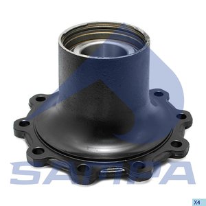 Изображение 2, 070.257/1 Ступица BPW (с подшипником) SAMPA