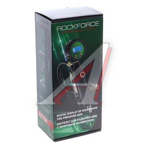 Изображение 5, RF-23702 Пистолет для подкачки шин с манометром и шлангом 18Bar ROCKFORCE