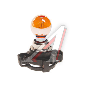 Изображение 1, 12274SV+C1 Лампа 12V PY24W PGU20-4 желтая Super Vision PHILIPS