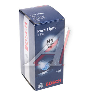 Изображение 5, 1987302082 Лампа 12V H9 65W PGJ19-5 Pure Light BOSCH