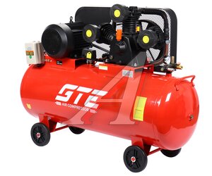 Изображение 1, GTE-MR43001000A Компрессор пневматический 380В 7.5кВт 10атм. 1000л/мин. ресивер-300л поршневой ременной GTE