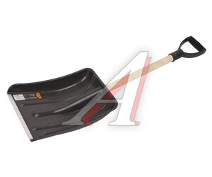 Изображение 1, 61653 Лопата снеговая автомобильная пластиковая 870х365х275мм с деревянным черенком SPARTA