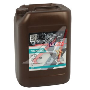 Изображение 1, 30235 Масло трансмиссионное TRANSSOL HD GL-5/MT-1 75W90 синт.20л/18кг LUXE
