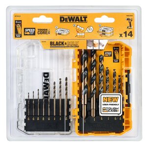 Изображение 1, DT70727-QZ Набор сверл по металлу 1.0-8.0мм HSS (14шт.) DEWALT