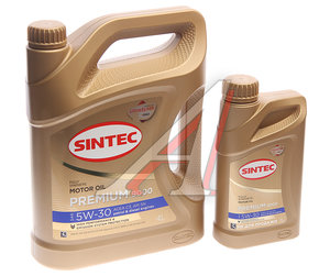 Изображение 1, 600229 Масло моторное Premium 9000 C3/SN 5W30 синт.4+1л SINTEC