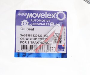 Изображение 3, WG9981320123-MX Сальник SITRAK HOWO редуктора заднего моста (85х105x13) MOVELEX