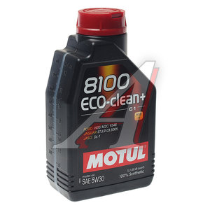 Изображение 2, 101580 Масло моторное 8100 ECO-CLEAN + C1 5W30 синт.1л MOTUL