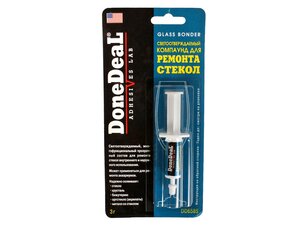 Изображение 2, DD6585 Клей для стекол светоотверждаемый компаунд 3г DONE DEAL