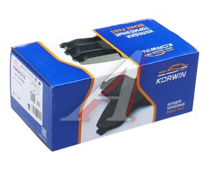 Изображение 5, KWBP0115 Колодки тормозные FAW Bestune передние (4шт.) KORWIN