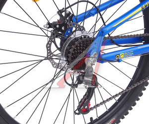 Изображение 2, T17B111 C Велосипед 26" 21-ск. двухподвесный дисковые тормоза (AL-рама) синий SHUNTER HILAND