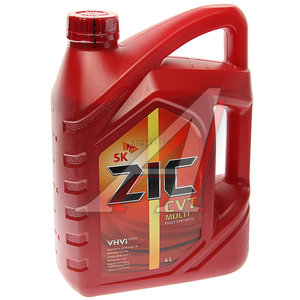 Изображение 1, 162631 Масло трансмиссионное CVT для вариаторов Multi CVT синт.4л ZIC