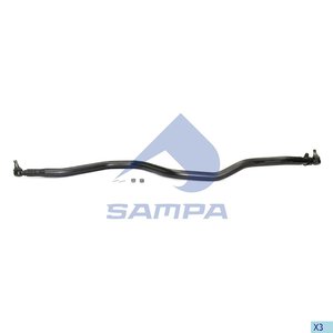 Изображение 1, 097.830-01 Тяга рулевая VOLVO FH, FM продольная L=2139мм SAMPA