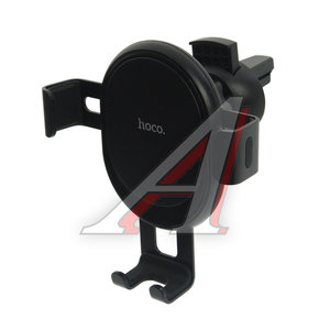 Изображение 1, CA56 black Держатель телефона на дефлектор 60-85мм черный HOCO