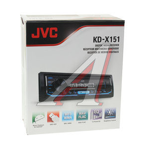 Изображение 3, JVC KD-X151 Магнитола автомобильная 1DIN JVC