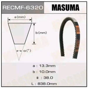 Изображение 2, 6320 Ремень приводной клиновой 13х838 MASUMA
