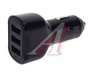 Изображение 1, UCC-5-3-01-QC-ANT Устройство зарядное в прикуриватель 3USB 12V WIIIX