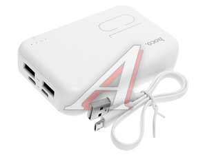 Изображение 2, J38 white Аккумулятор внешний 10000мА/ч для зарядки мобильных устройств HOCO