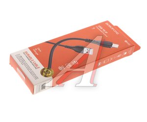 Изображение 3, BX51 черный Кабель iPhone (5-) 2.4A 1м BOROFONE